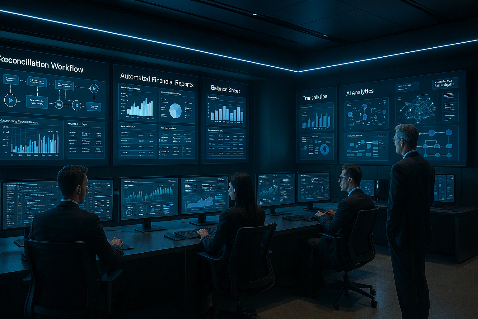 Modern AI-powered accounting dashboard for multi-client firms in 2026